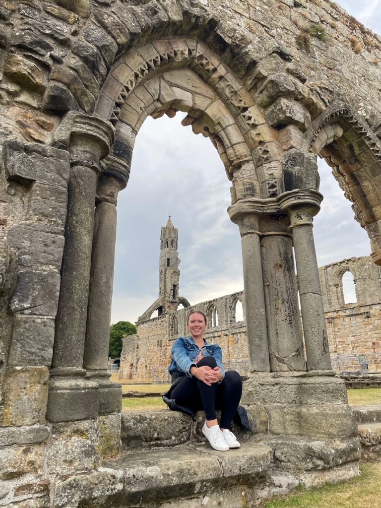 Kelsey at St Andrews Cathedral