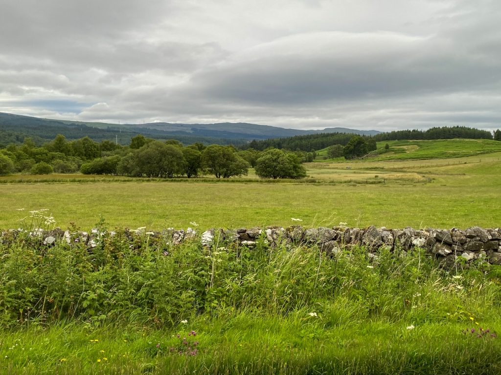 a beautiful view on our day trip from Edinburgh to Glencoe, Loch Ness and the Highlands