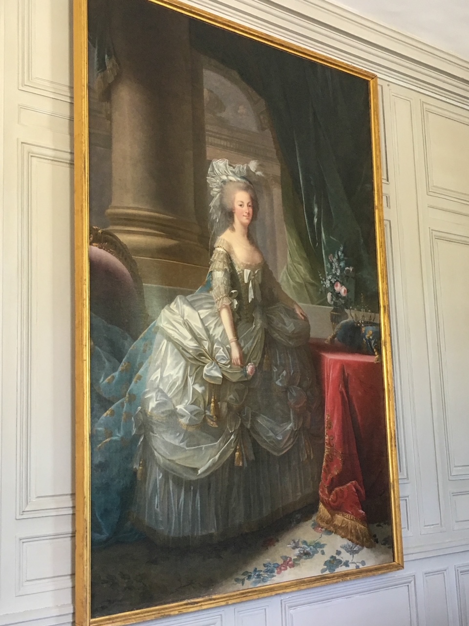 Marie Antoinette's portrait at the Petit Trianon