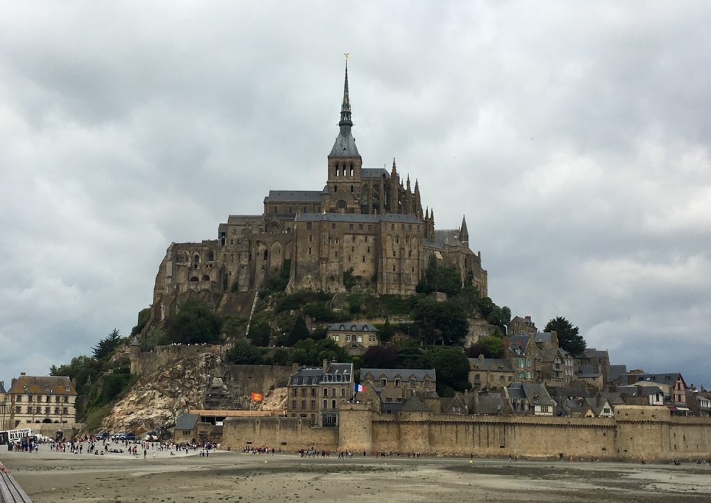 Mont Saint Michel in Normandy, France, another great add-on to your 2-week summer Europe itinerary