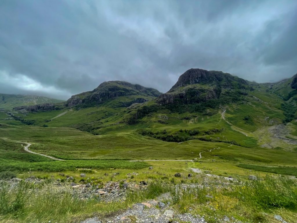 two of the Three Sisters in Glencoe