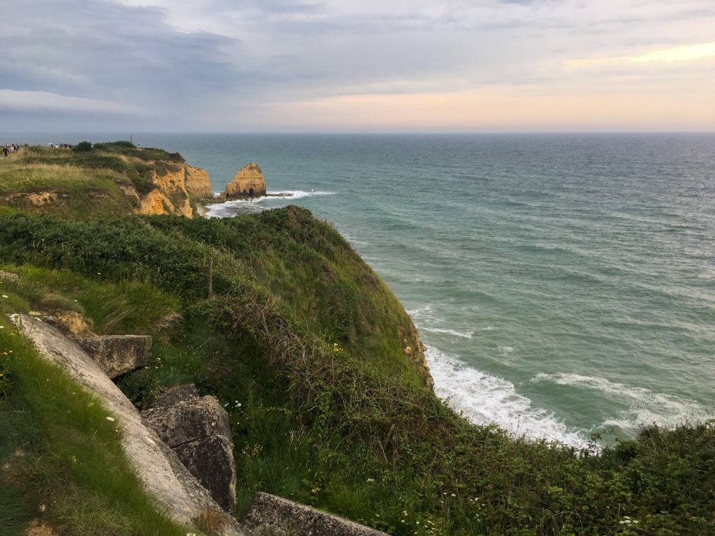 Pointe du Hoc a significant spot during World War II in Normandy, France