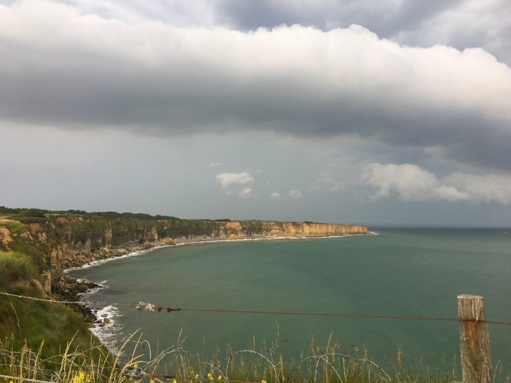 another view of Pointe du Hoc