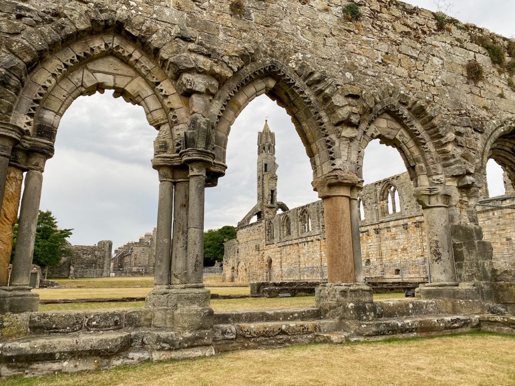 St Andrews Cathedral from our day trip from Edinburgh