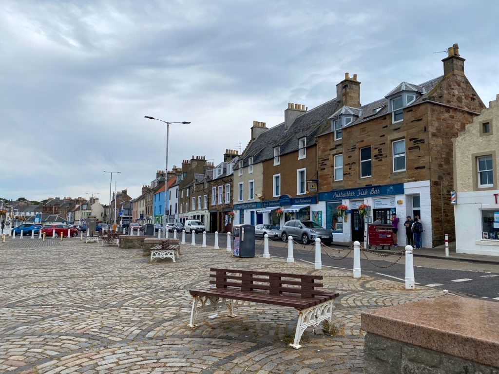 Anstruther, a traditional fishing village in the Kingdom of Fife