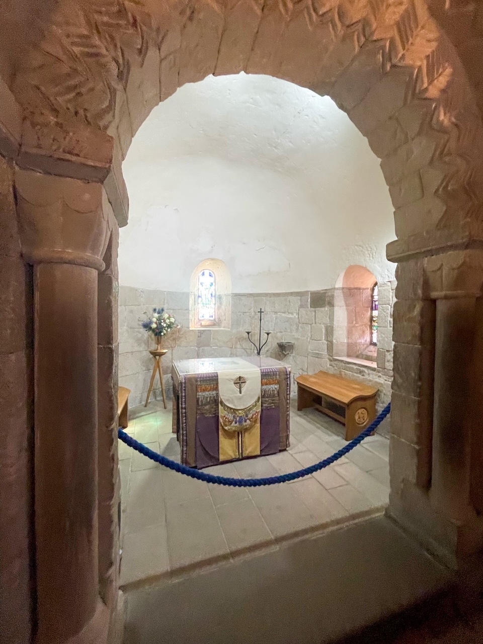 inside St Margaret's Chapel
