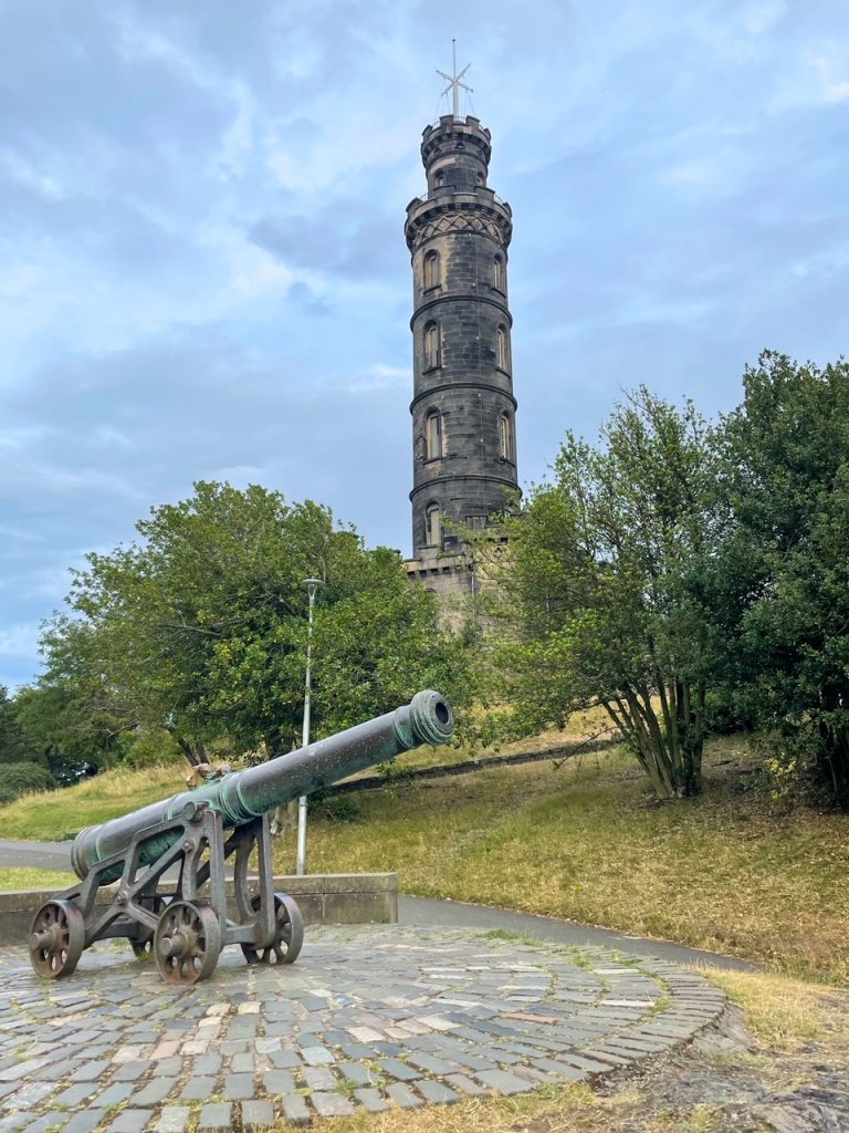 the Portuguese Cannon at Calton Hill