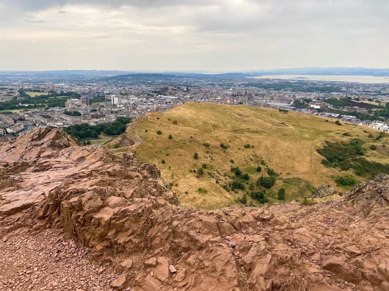 View from the top of Arthur's Seat