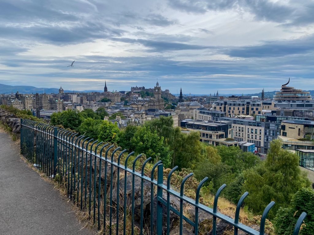 gorgeous views from Calton Hill in Edinburgh