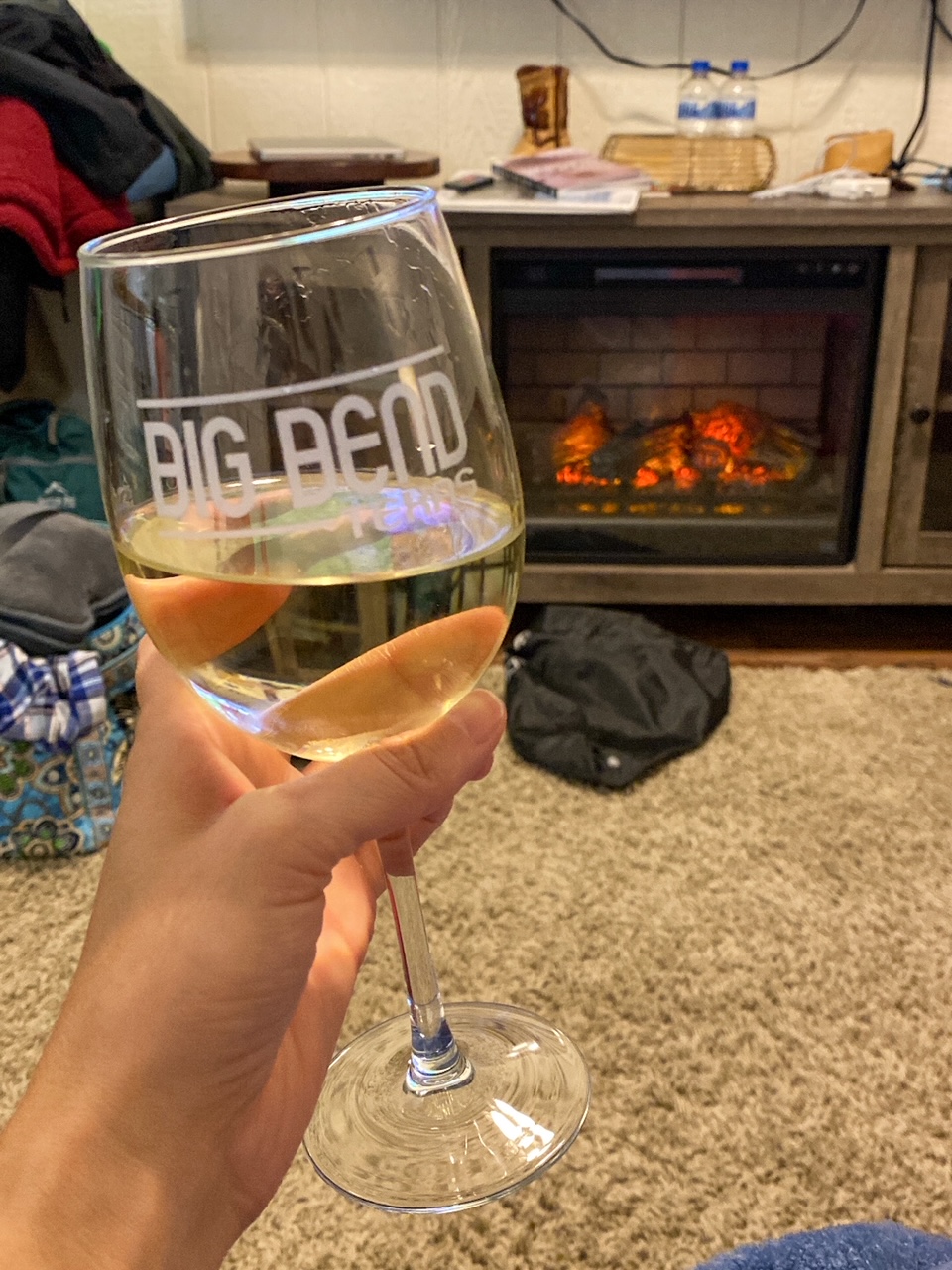 Big Bend Texas wine glass