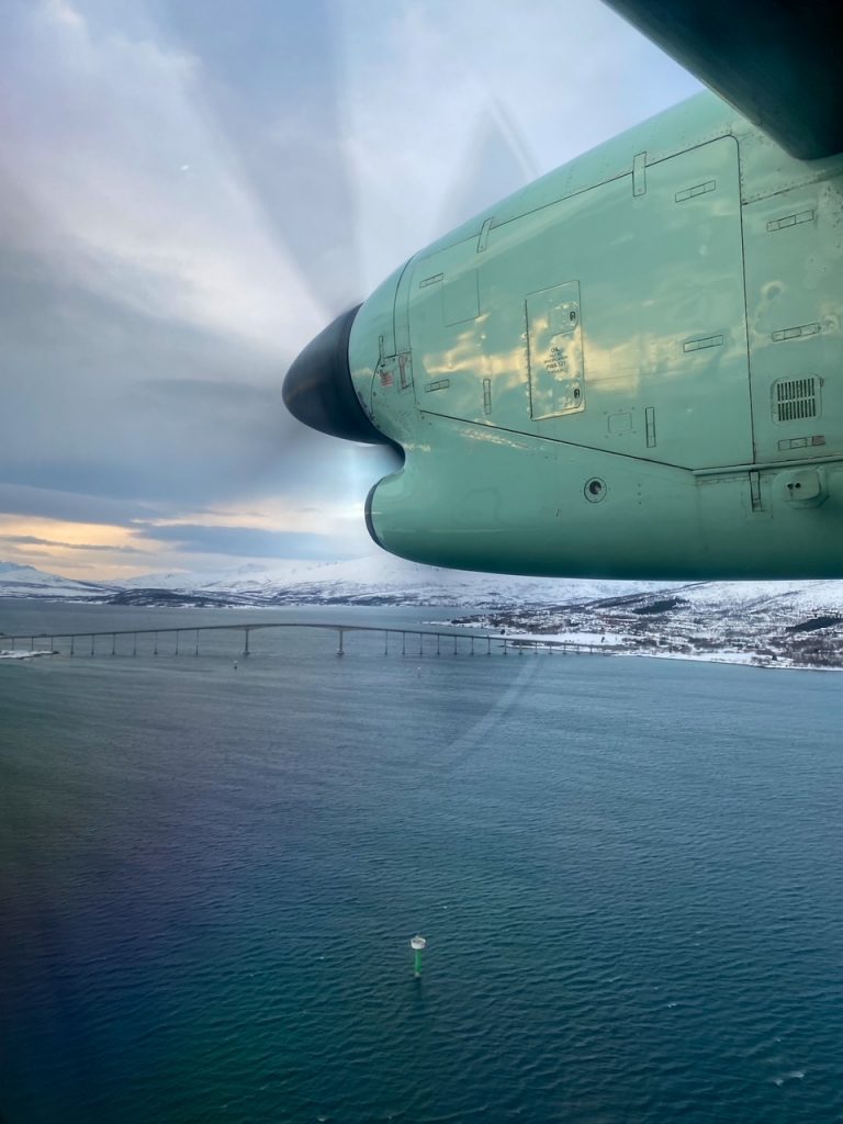 Flying out of Tromsø Airport
