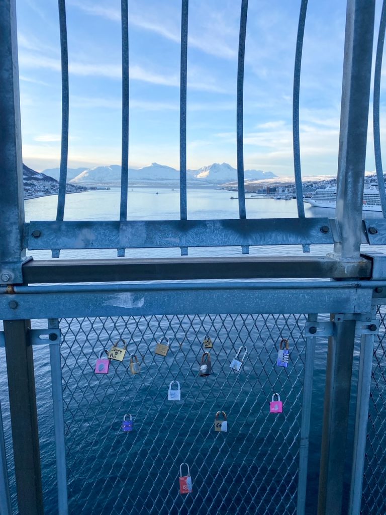 Tromsø Bridge with locks