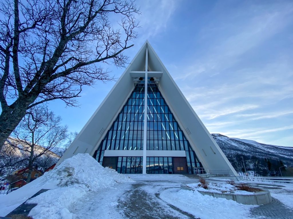 the Arctic Cathedral in Tromsø, Norway