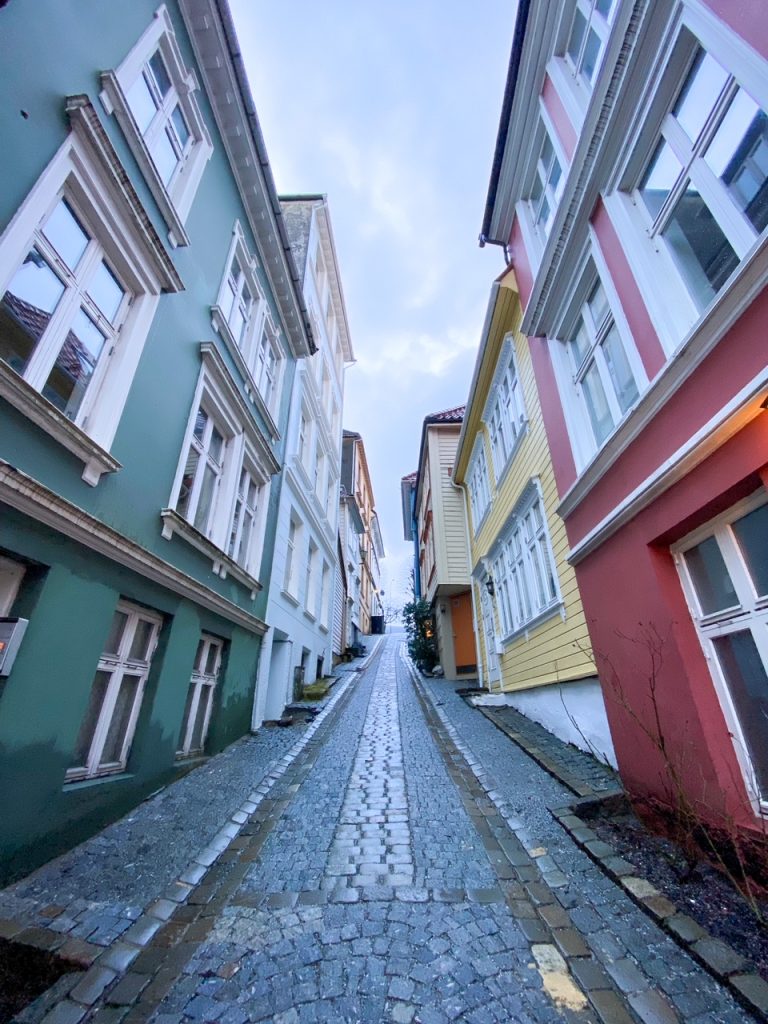 charming street in Bergen