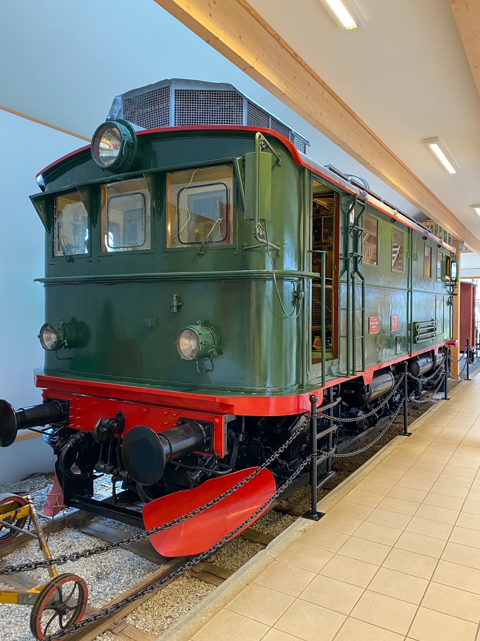 a historical locomotive that's on display at the Flam Railway Museum