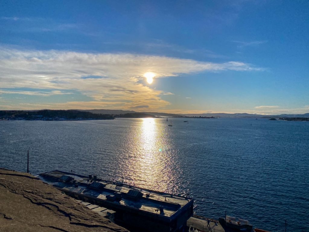 a beautiful view of Oslo Fjord