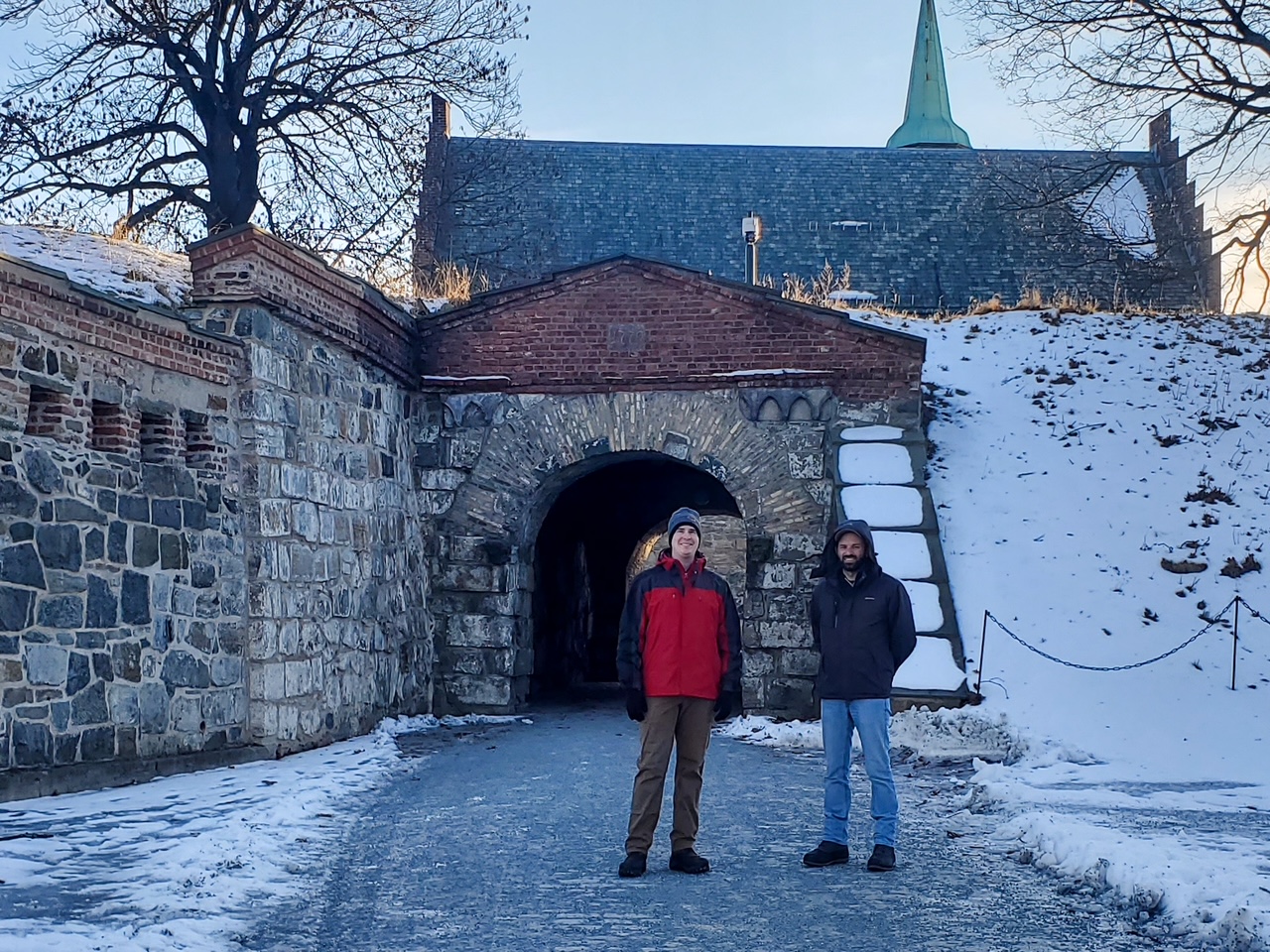 Ryan & Tim at Akershus Fortress