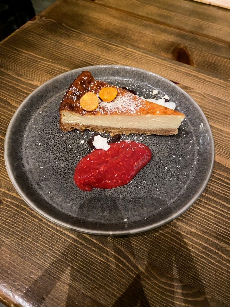 dessert at Ægir BrewPub