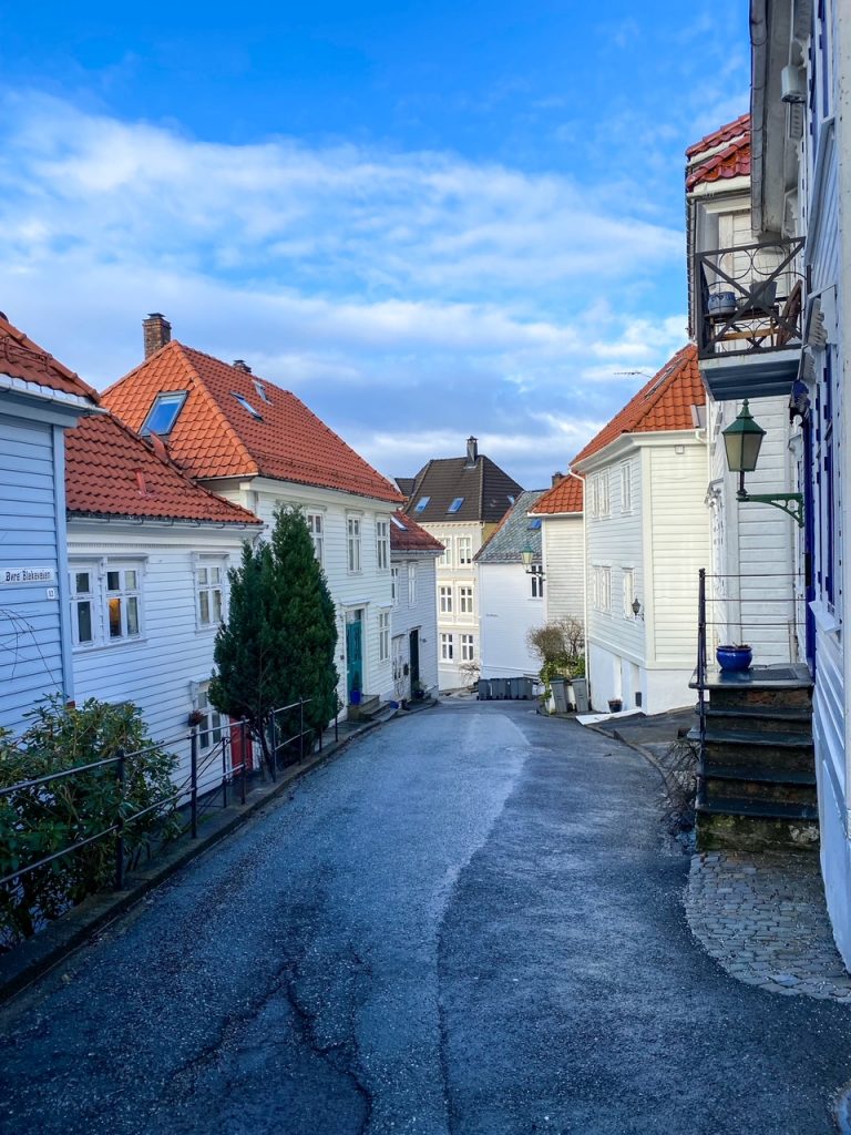 a cute Bergen neighborhood
