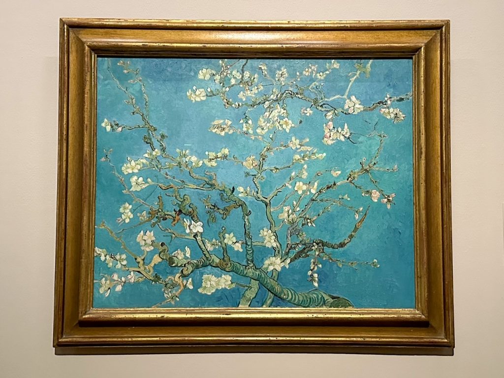 Almond Blossoms by Van Gogh at the Van Gogh Museum in Amsterdam