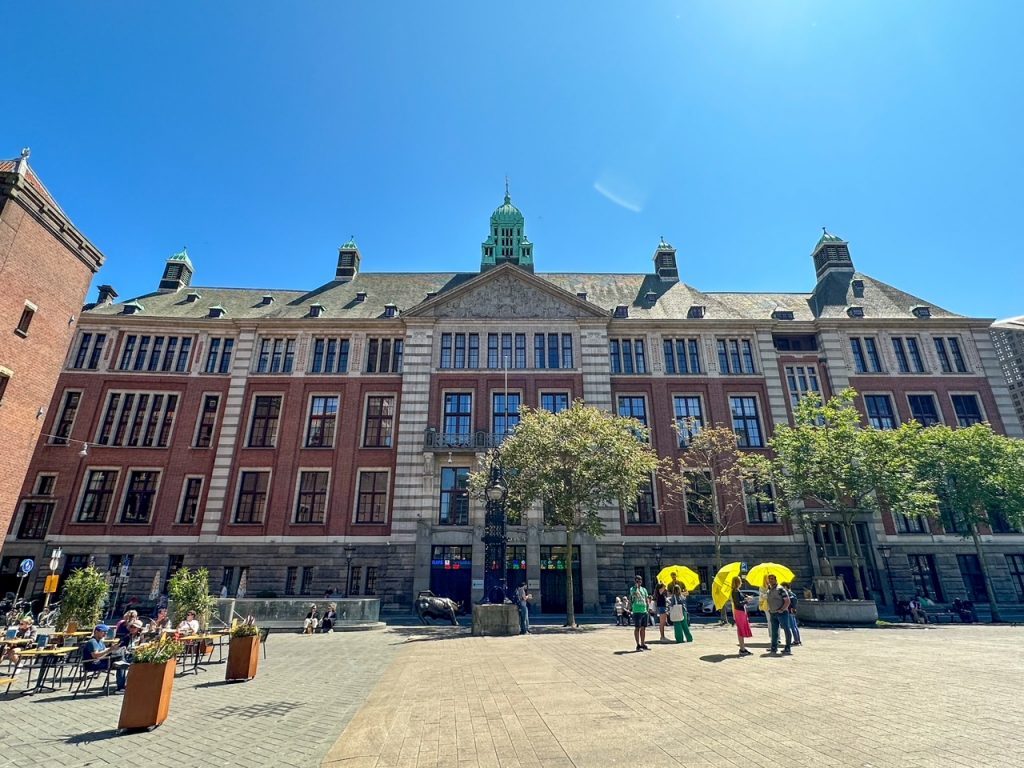 Amsterdam Stock Exchange Building at Beursplein Square