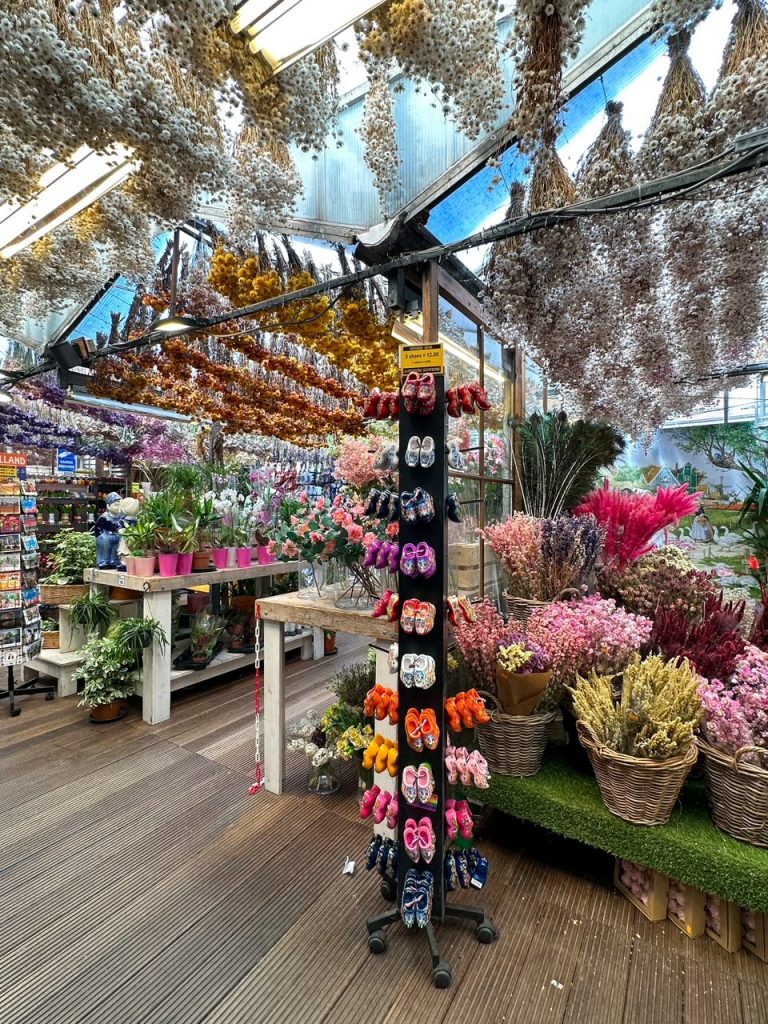 an adorable shop at the Bloemenmarkt in Amsterdam in the summer