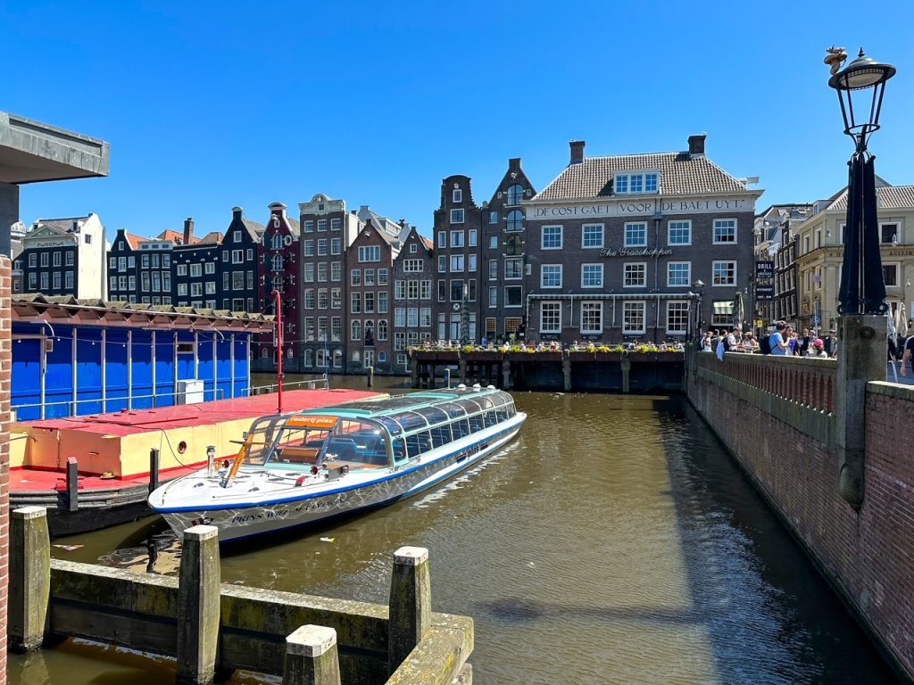 oldest part of the city in Amsterdam Netherlands