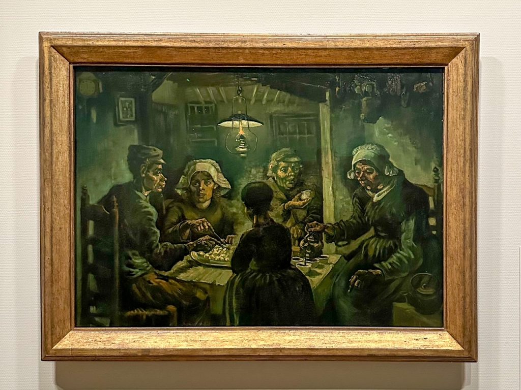 The Potato Eaters by Vincent van Gogh at the Van Gogh Museum in Amsterdam
