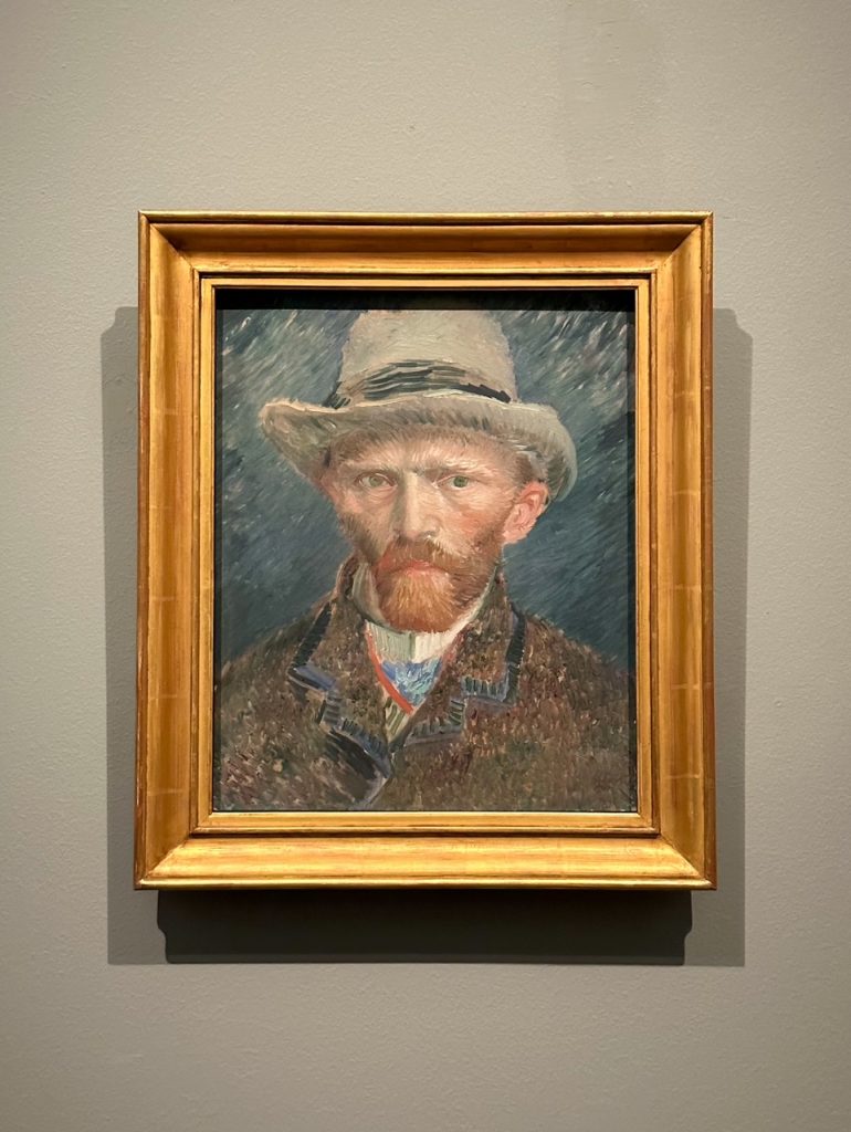 Portrait of Van Gogh at the Rijksmuseum in Amsterdam