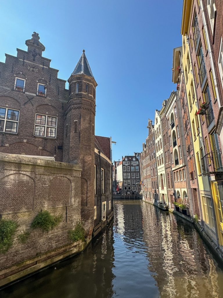 View from canal-side drink stop at Mata Hari