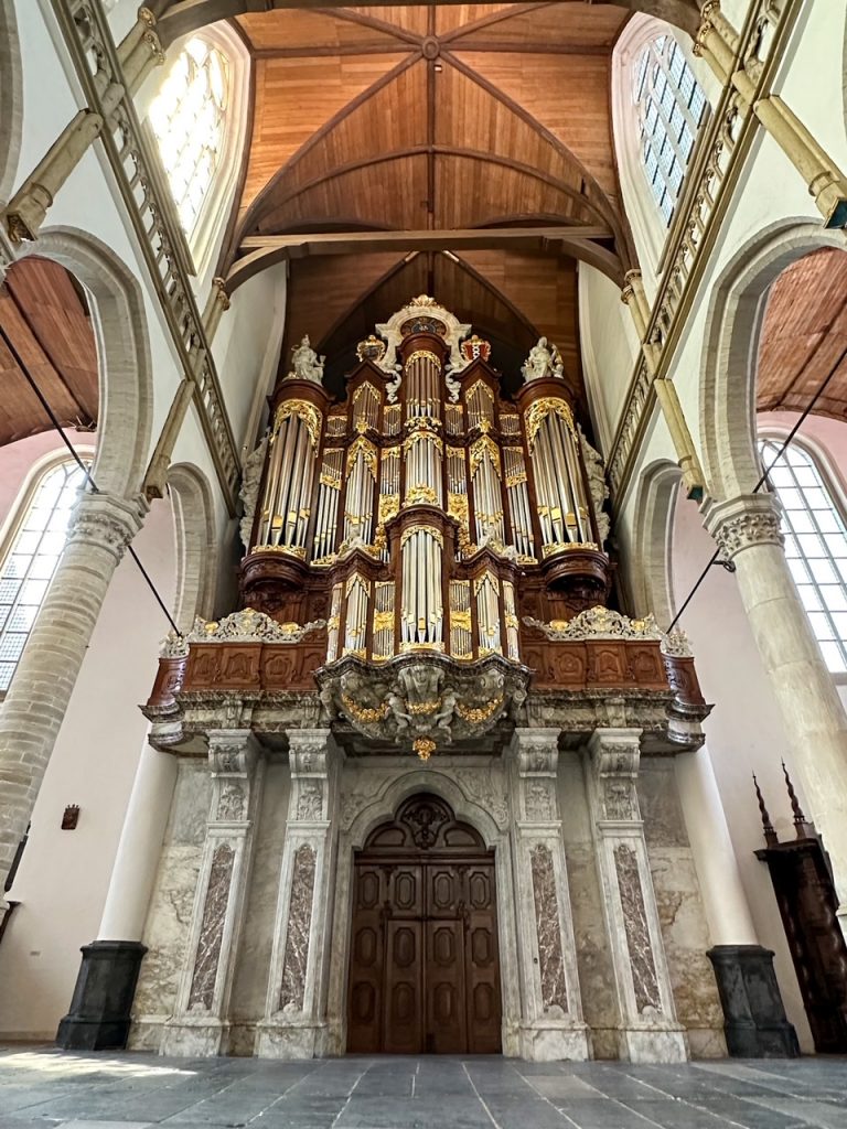 organ at Oude Kerk Amsterdam