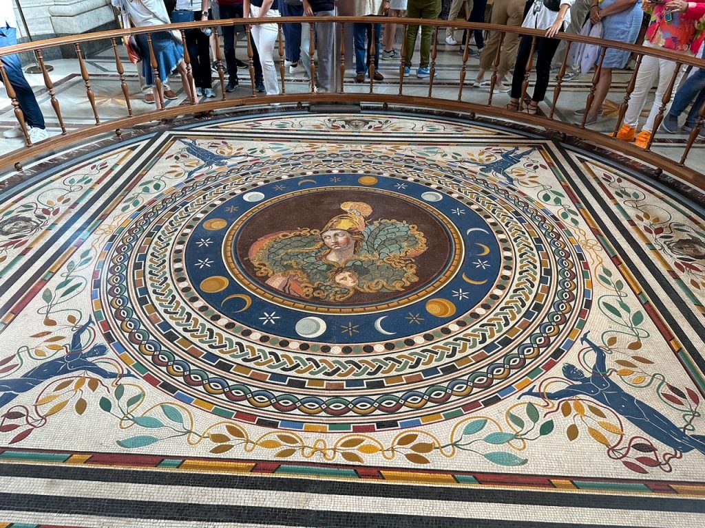 Mosaic with the Bust of Athena at the Vatican Museums