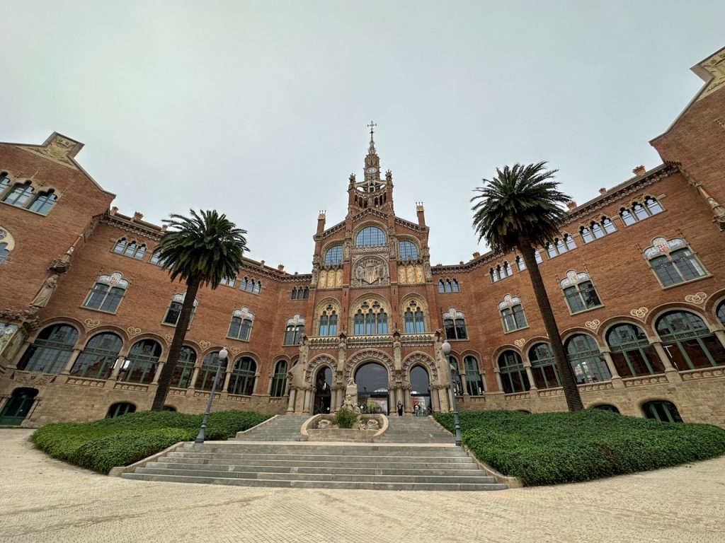 Recinte Modernista de Sant Pau in Barcelona, Spain