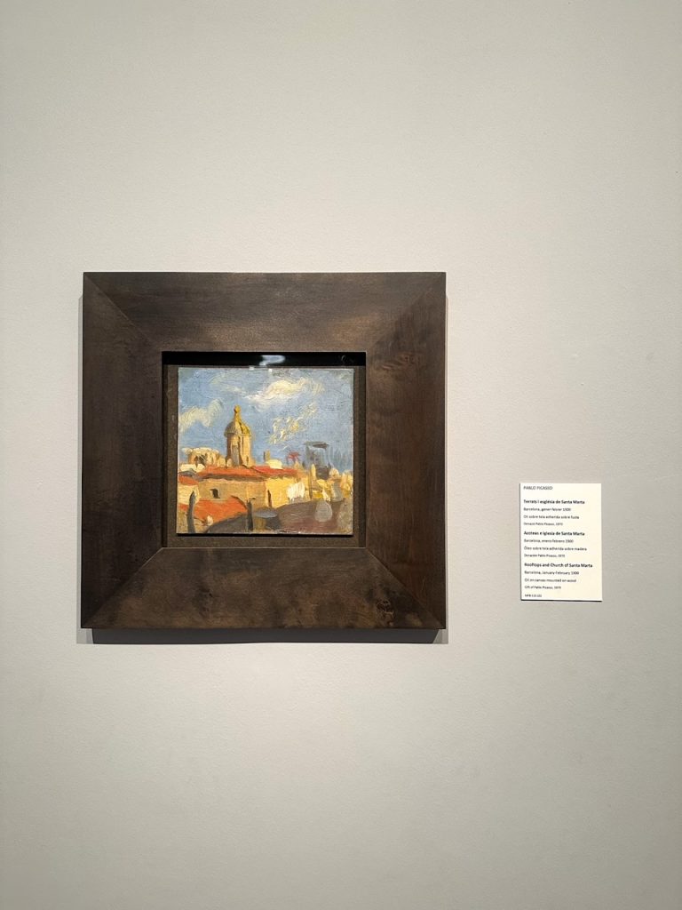 Rooftops and Church of Santa Marta by Picasso