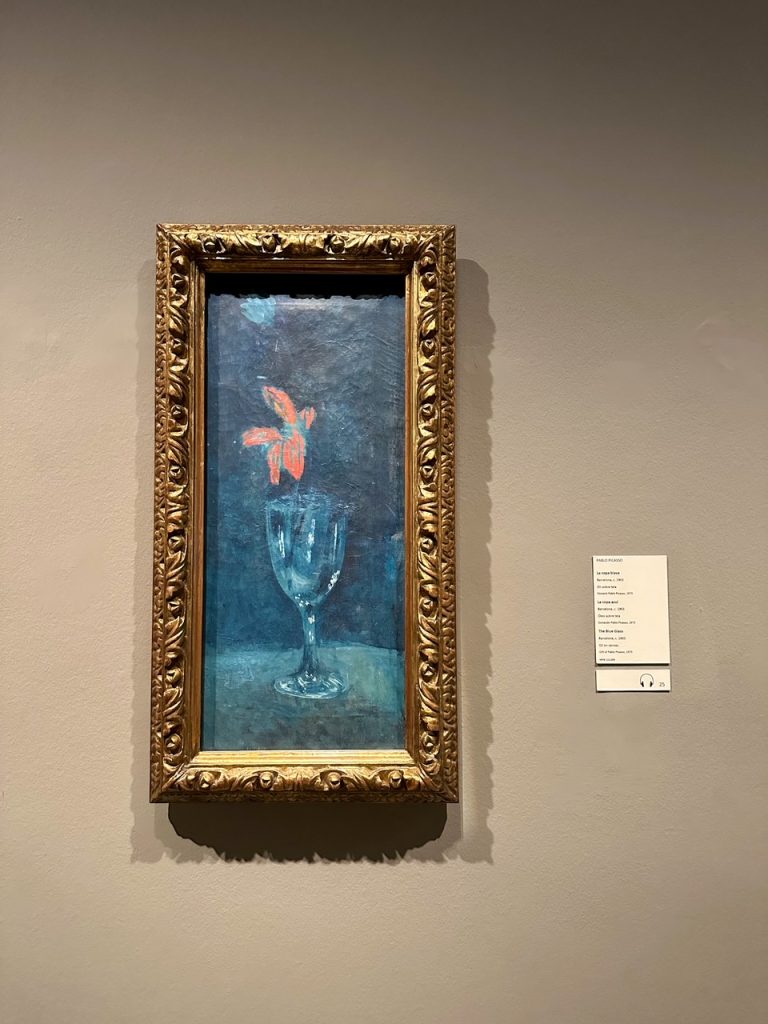 The Blue Glass by Pablo Picasso