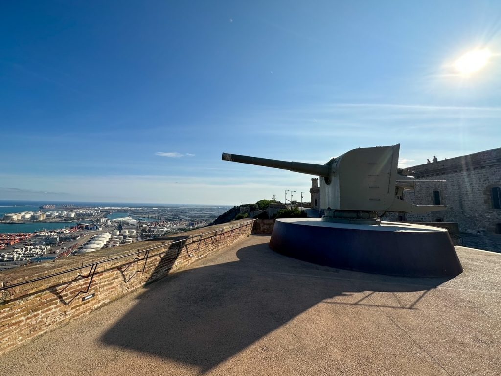 cannon at Montjuïc castle