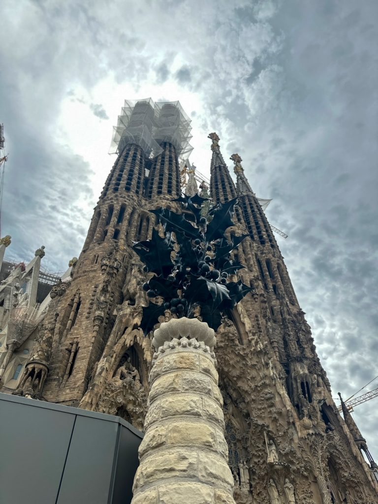 cool angle of the Sagrada Família