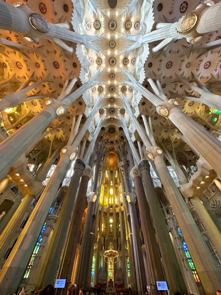 inside the incredible Sagrada Família
