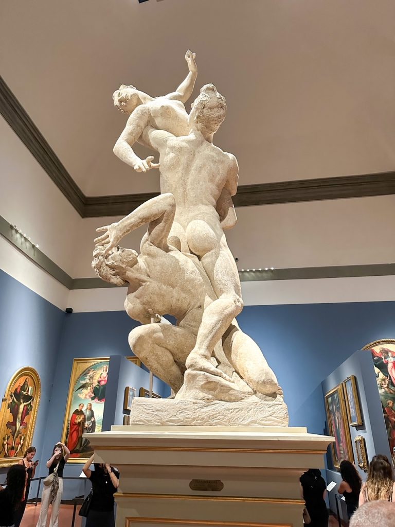 Abduction of a Sabine Woman at the Accademia Gallery