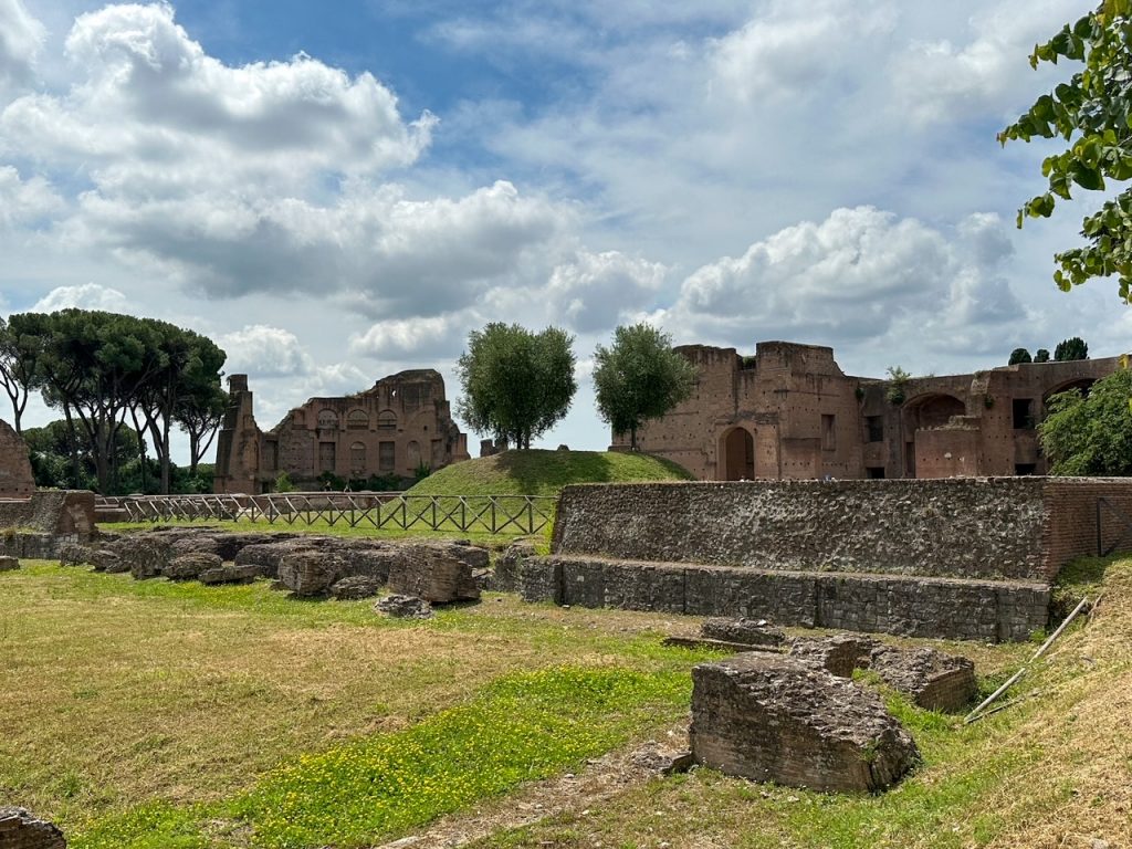 the remains of the Stadium of Domitian