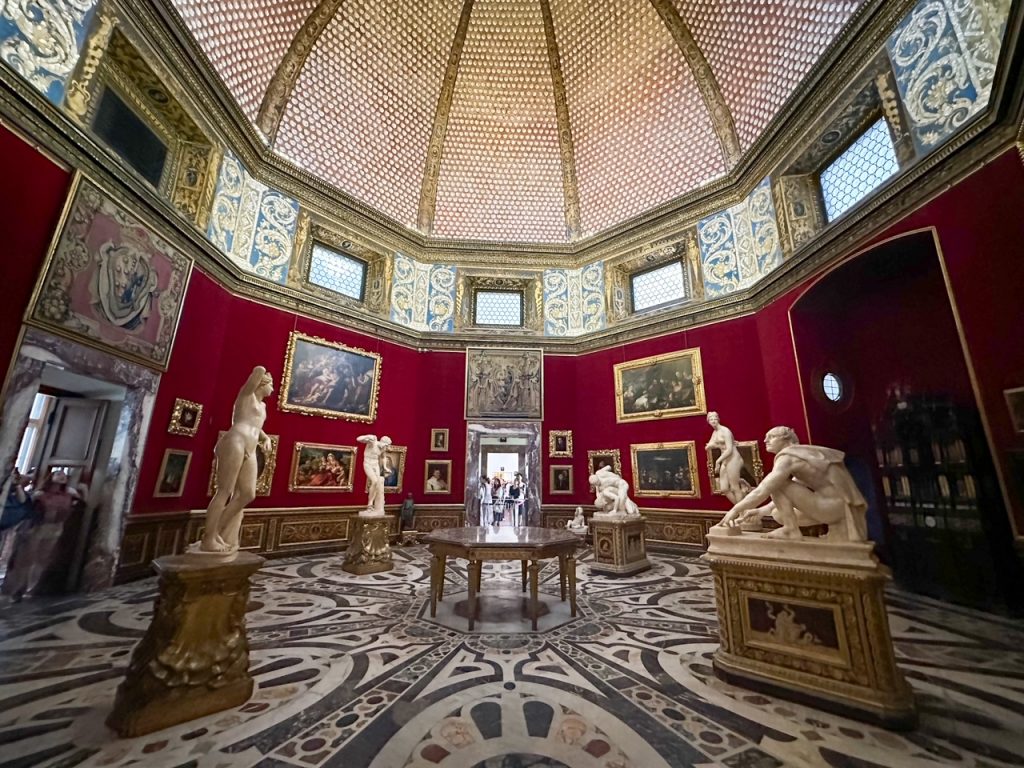 The Tribune in the Uffizi Gallery, another one of the best things to do in Florence, Italy