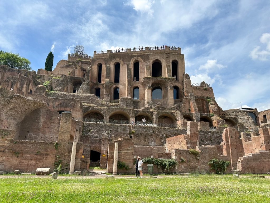 incredible palace ruins on Palatine Hill