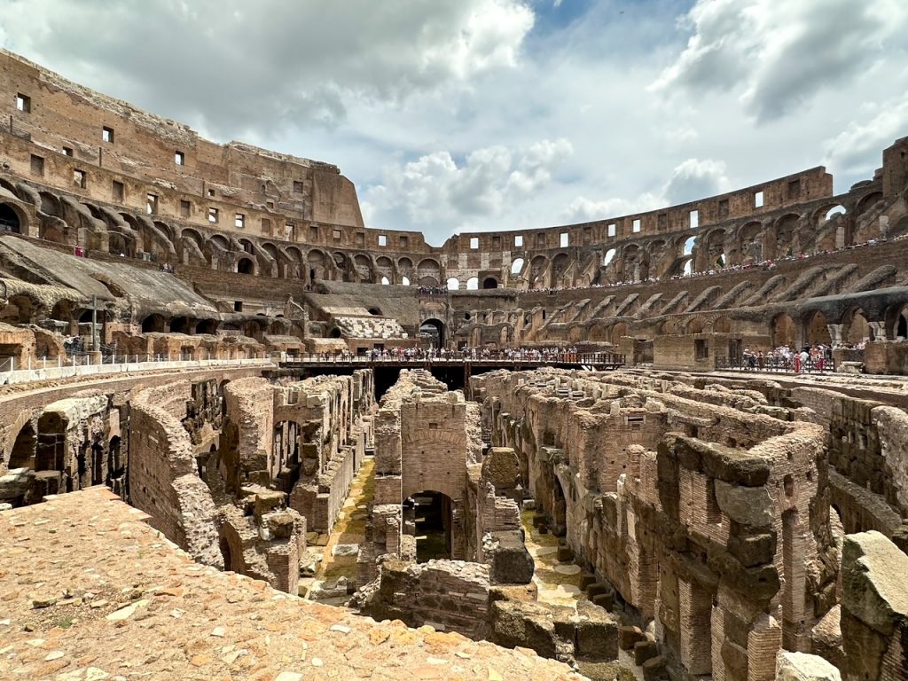 the infamous Colosseum in Rome, Italy