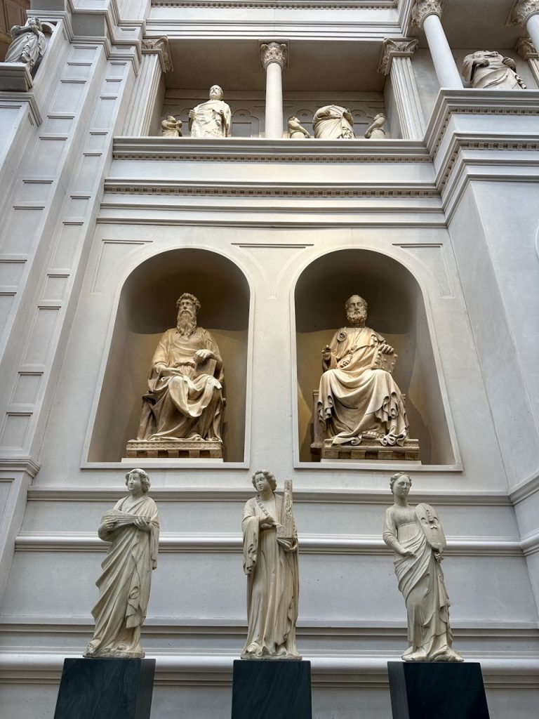 sculptures inside the Opera del Duomo Museum