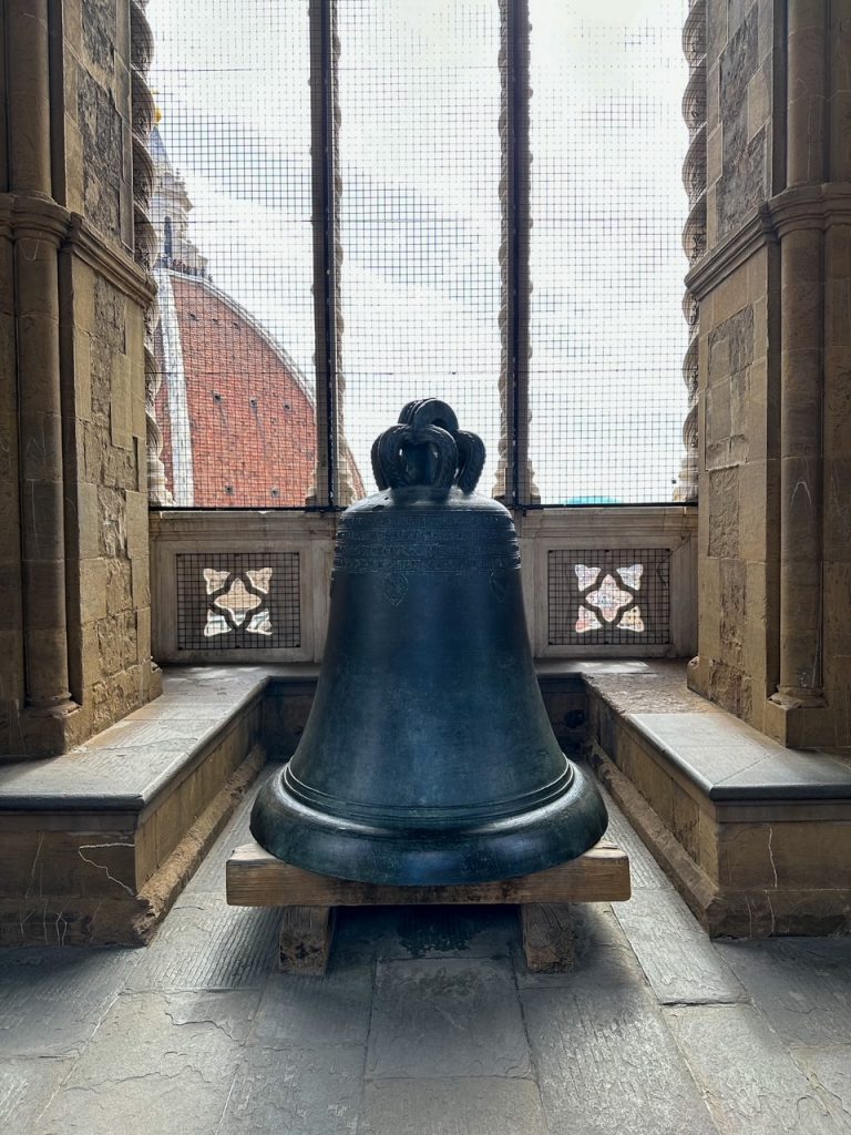 the bell at Giotto's Bell Tower