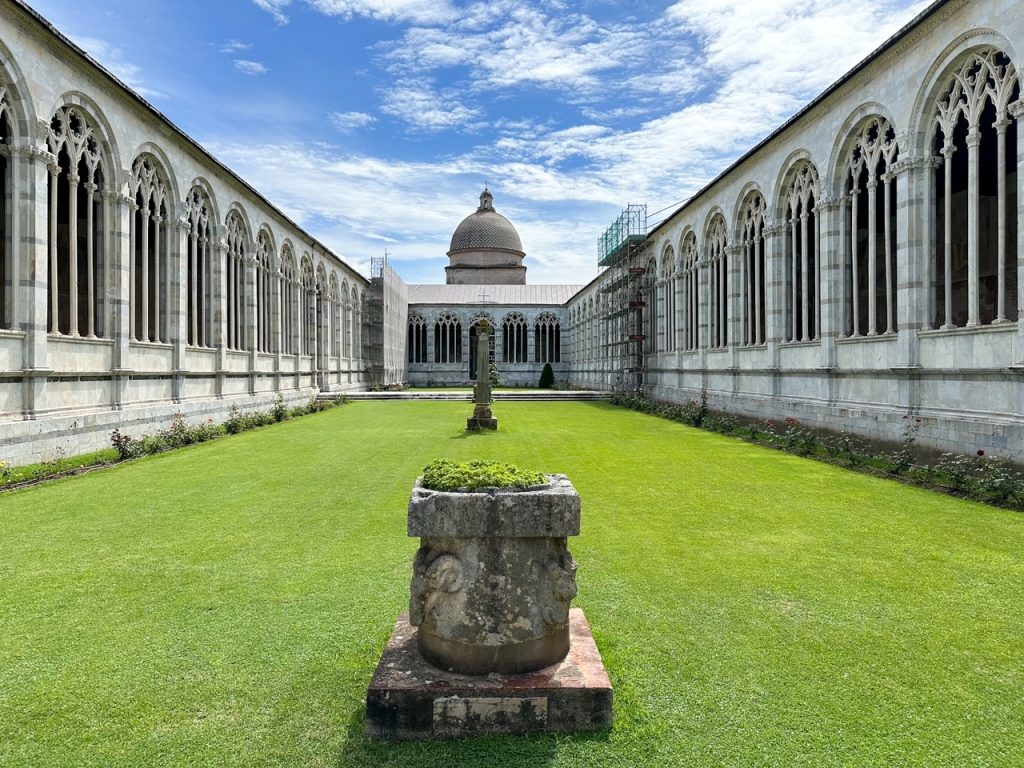 Camposanto, another must-see at the Piazza del Duomo