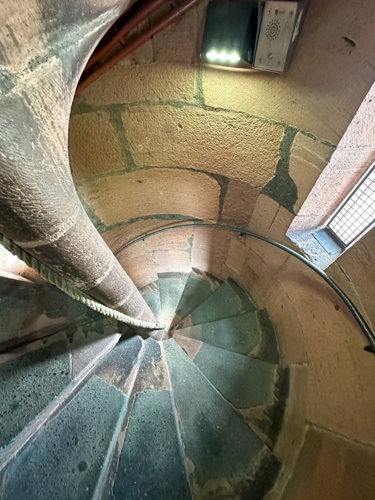 climbing up the tower at St. Bartholomew’s Cathedral is one of the best things to do in Frankfurt