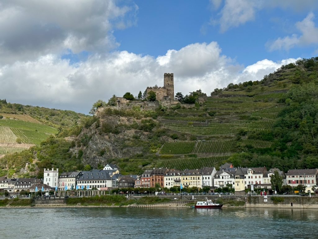 Gutenfels Castle on the River Rhine