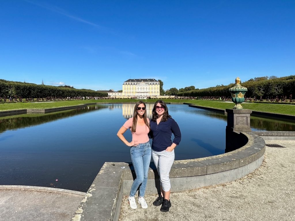 Casual outfits for visiting Augustusburg Palace in the fall