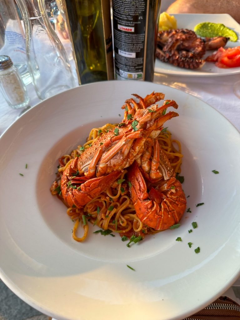 lobster from Ristorante Belforte in Vernazza